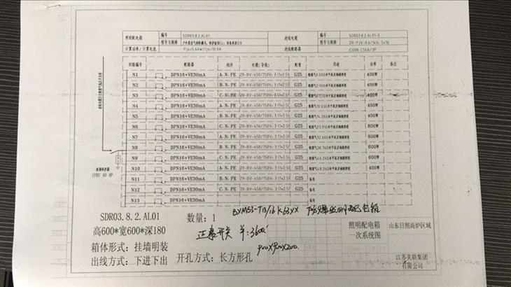 腾达防爆配电箱CAD图纸